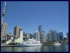 View of the Harbourfront the tour boat 050